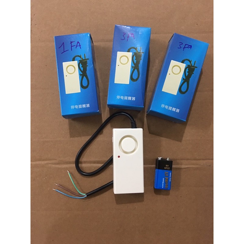 CHUÔNG BÁO MẤT ĐIỆN 3 PHA, TẶNG KÈM PIN