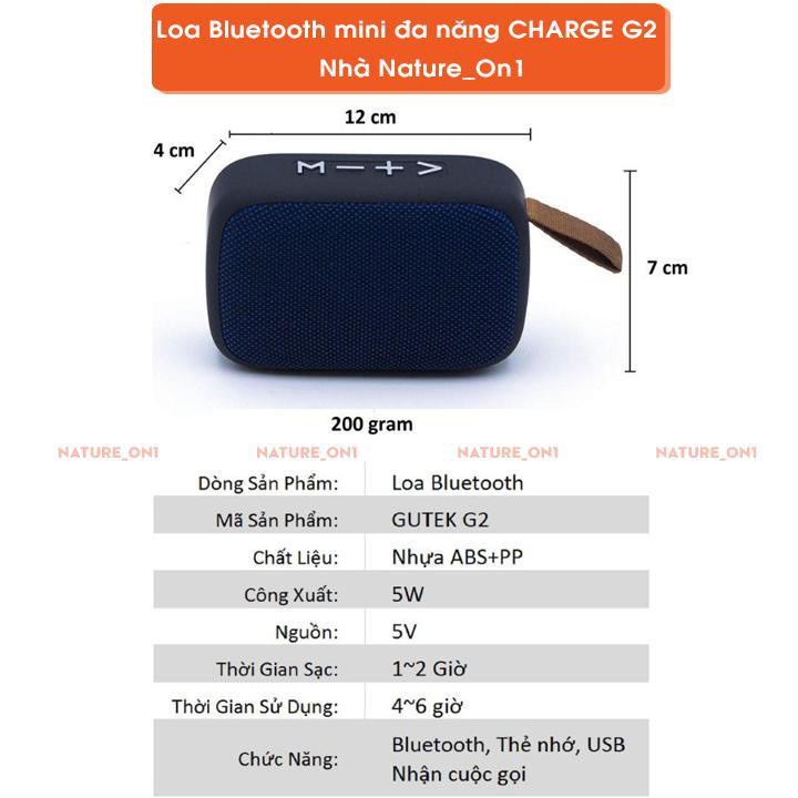 [Mã ELHACE giảm 4% đơn 300K] Loa bluetooth mini cầm tay Charge2 ⚡️NHỎ GỌN⚡️ có thể cắm USB và thẻ nhớ