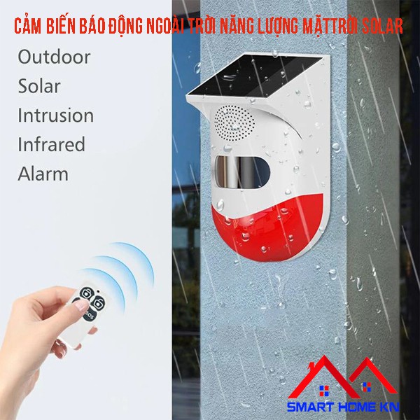 Báo động chống trộm chuyển động năng lượng Mặt Trời Solar CT80