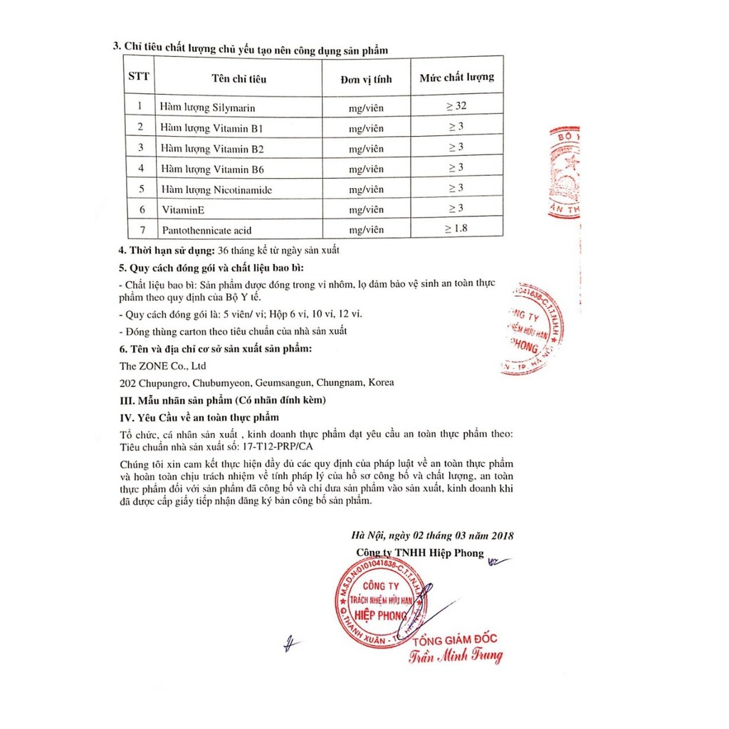 PRO FORPATEC  - Bổ gan, mát gan, thải độc gan, cây kế sữa, hạ men gan