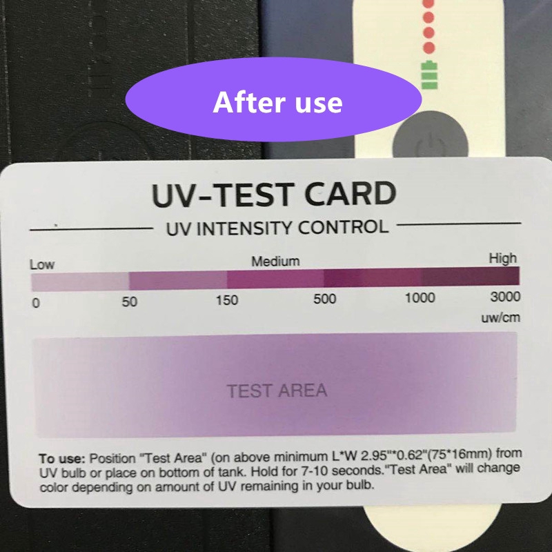 Thẻ Card PVC cứng kiểm tra tia xanh lam/ tia cực tím/ tia UV chuyên dụng
