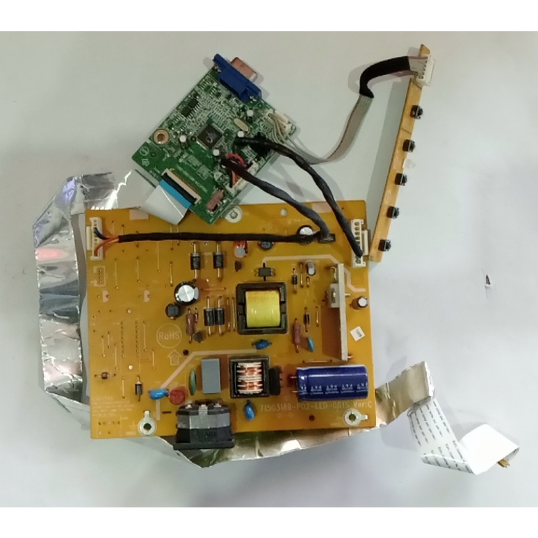 Bo nguồn và tín hiệu LCD màn hình AOC E1620SWB