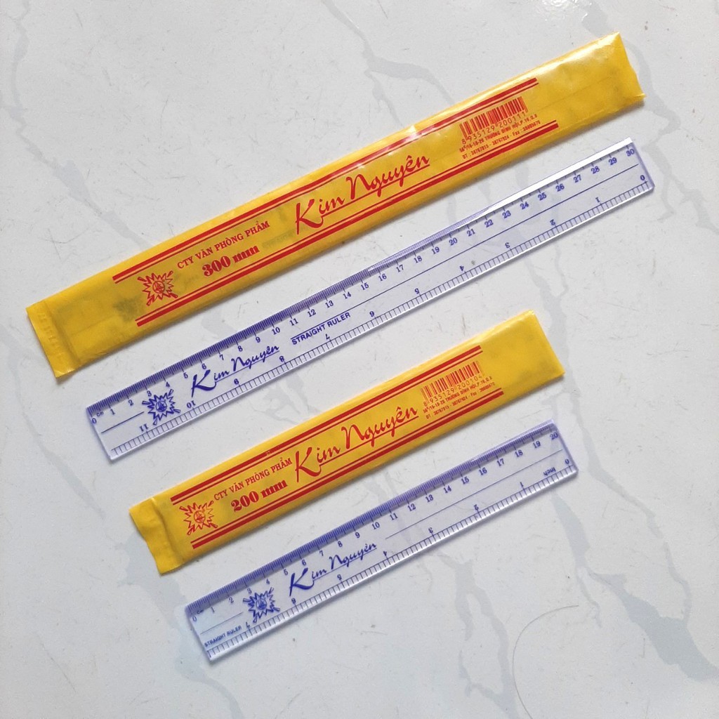 Thước kẻ Kim Nguyên 20cm, 30cm, 50cm chuẩn