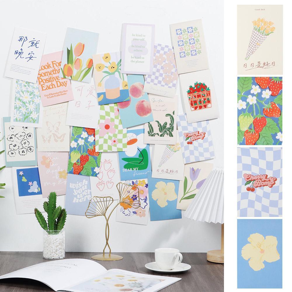 Set 30 Tấm Bưu Thiếp Trang Trí In Hình Phong Cảnh