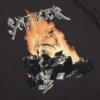 ÁO THUN "INFERNO" IN DARK GREY - [SMAKER]