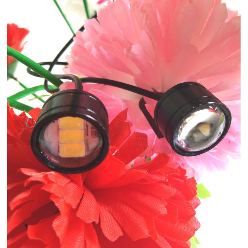 BỘ 2 ĐÈN LED ĐÈN TRỢ SÁNG MINI SIÊU SÁNG XE MÁY ÔTÔ LOẠI 1- DC 12V CHẤT LƯỢNG ĐỈNH CAO