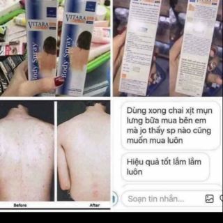 Xịt mụn lưng thần thánh Thái Lan