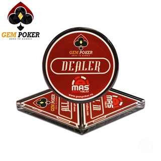 NÚT DEALER ALL-IN GEM POKER ĐỎ