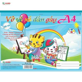 [COMBO 5/3] Vở vẽ A4 xé, 20 tờ; MS: 709