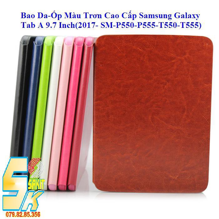 Bao Da-Ốp Màu Trơn Cao Cấp Samsung Galaxy Tab A 9.7 Inch(2017- SM-P550-P555-T550-T555)
