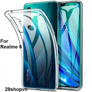 Ốp Realme 6 dẻo trong suốt (Loại đẹp)