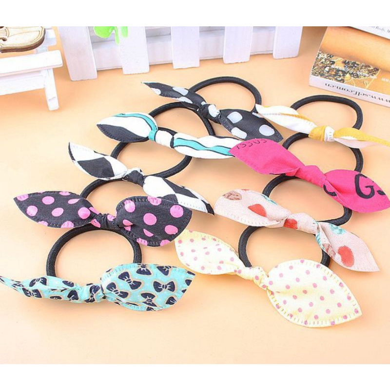 combo 10 cột tóc nơ rất dễ thương đủ màu