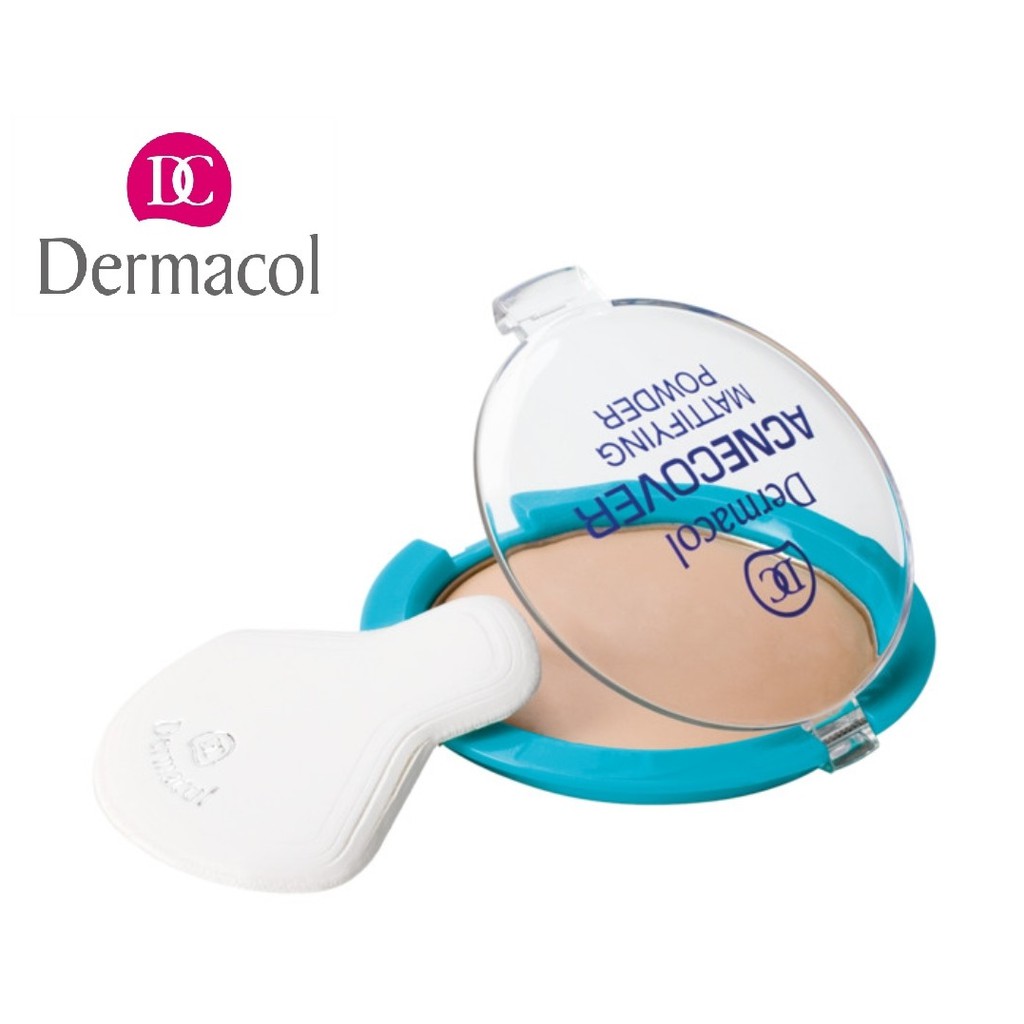 Phấn Nén cho da dầu và da mụn Dermacol Acnecover Mattifying Powder 11g