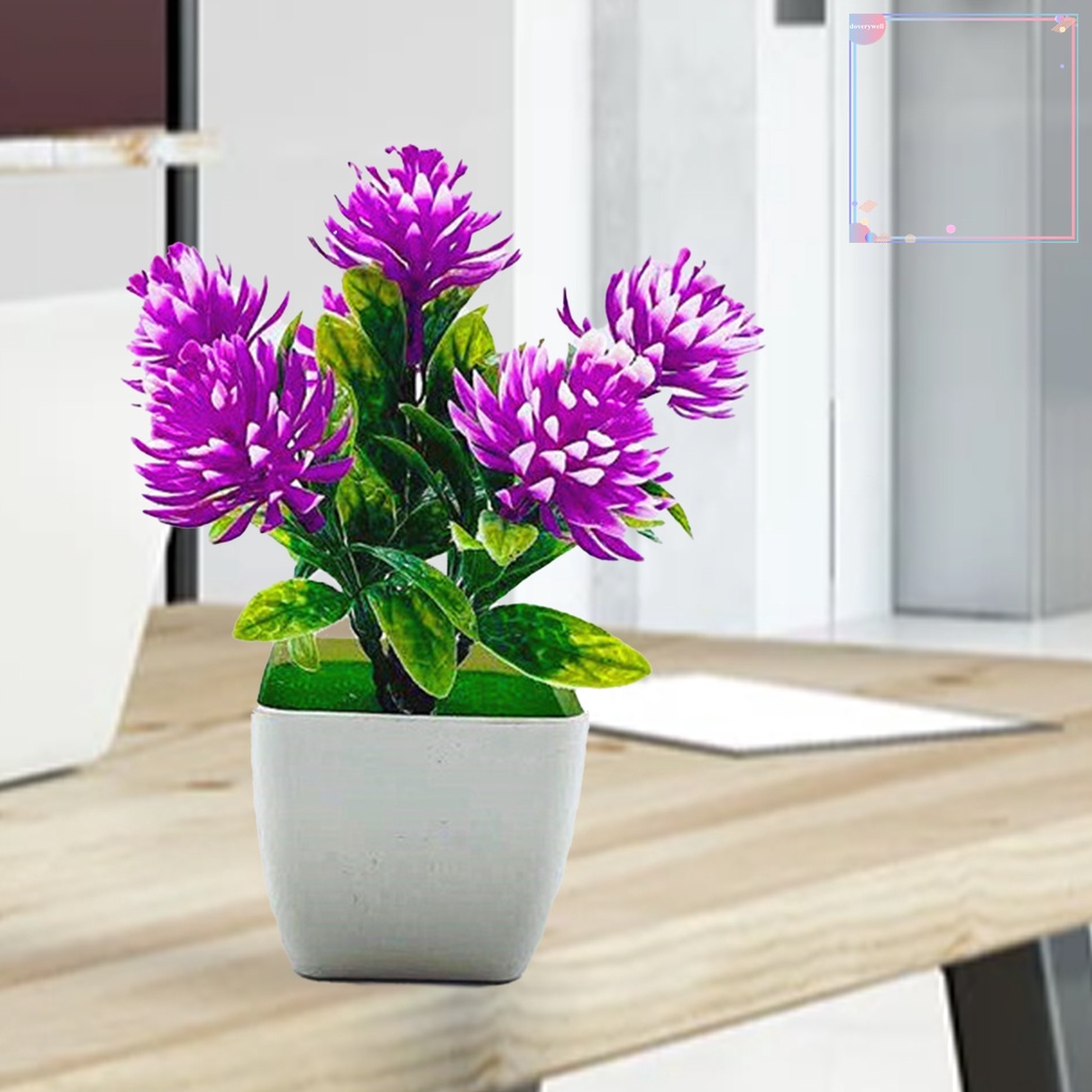 1 Bộ Chậu Cây Cảnh Nhân Tạo Bằng Nhựa Trang Trí Bàn Tiệc Cưới/Nhà Cửa