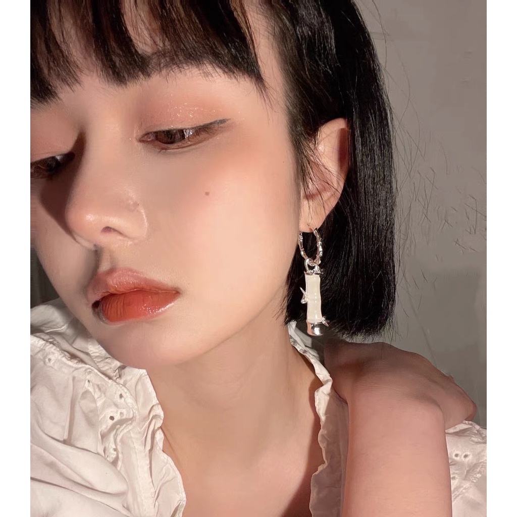 Khuyên Tai Tre Cao Cấp Phong Cách Trung Hoa Thời Trang Mới Chính Hãng Thiết Kế Đặc Biệt Cao Cấp Cho Nữ