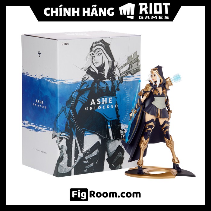 Mô Hình Ashe 25.9cm - ASHE UNLOCKED STATUE [Chính hãng Riot Games] - Figure LOL Liên Minh Huyền Thoại