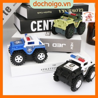 Xe ôtô Jeep đồ chơi chạy pin, chất liệu nhựa ABS an toàn cho bé dochoigo.vn
