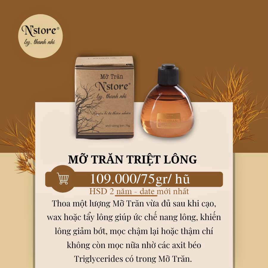 Combo triệt lông sáp wax nóng wax lông, nồi nấu sáp pro wax 100 tặng kèm mỡ trăn nguyên chất