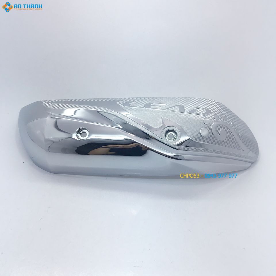 Ốp che pô Honda Lead 125  xi mạ crom