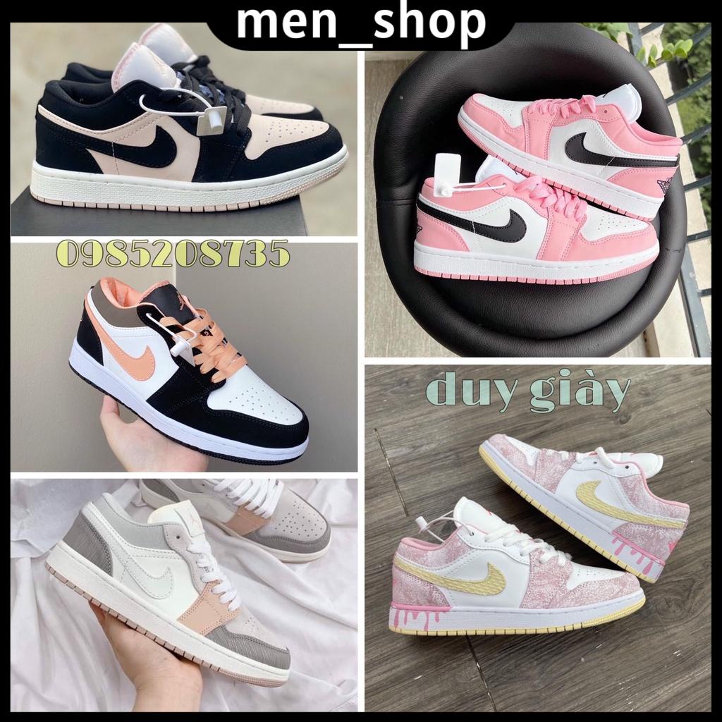 Giày Thể Thao nam nữ Jordan 1 low , Giày sneaker air jordan cổ thấp các màu mới nhất 2022 full phụ kiện