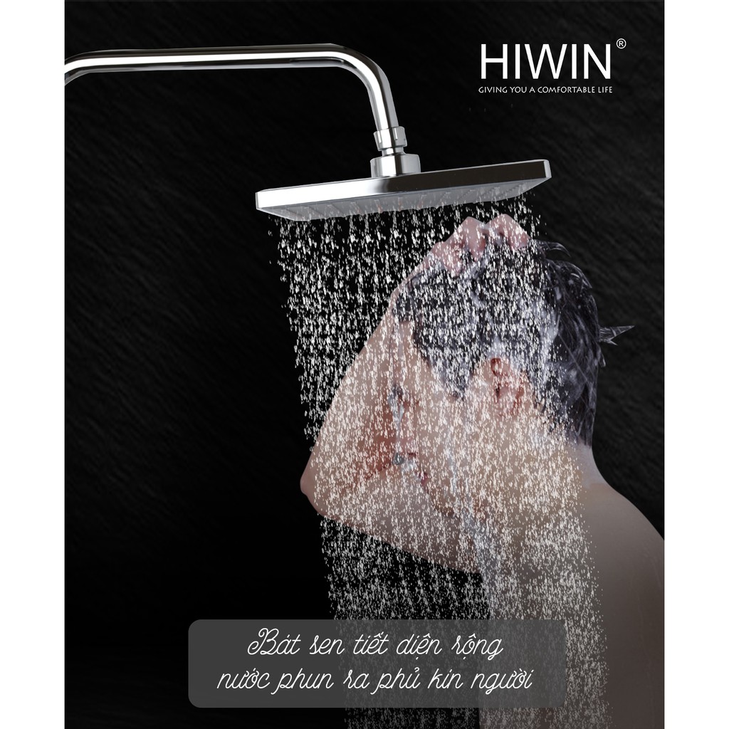 Bộ sen vòi đa năng 5 món cao cấp sáng bóng Hiwin KF-106