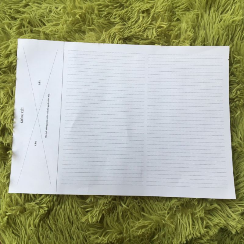 10 Tờ Giấy Thi A3