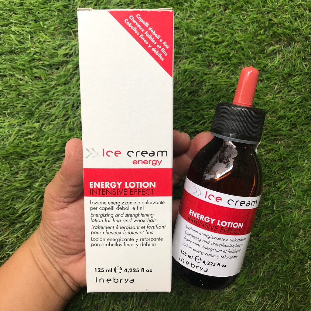 Serum chống rụng tóc, kích thích mọc tóc Energy Lotion Inebrya Ice Cream 125ml