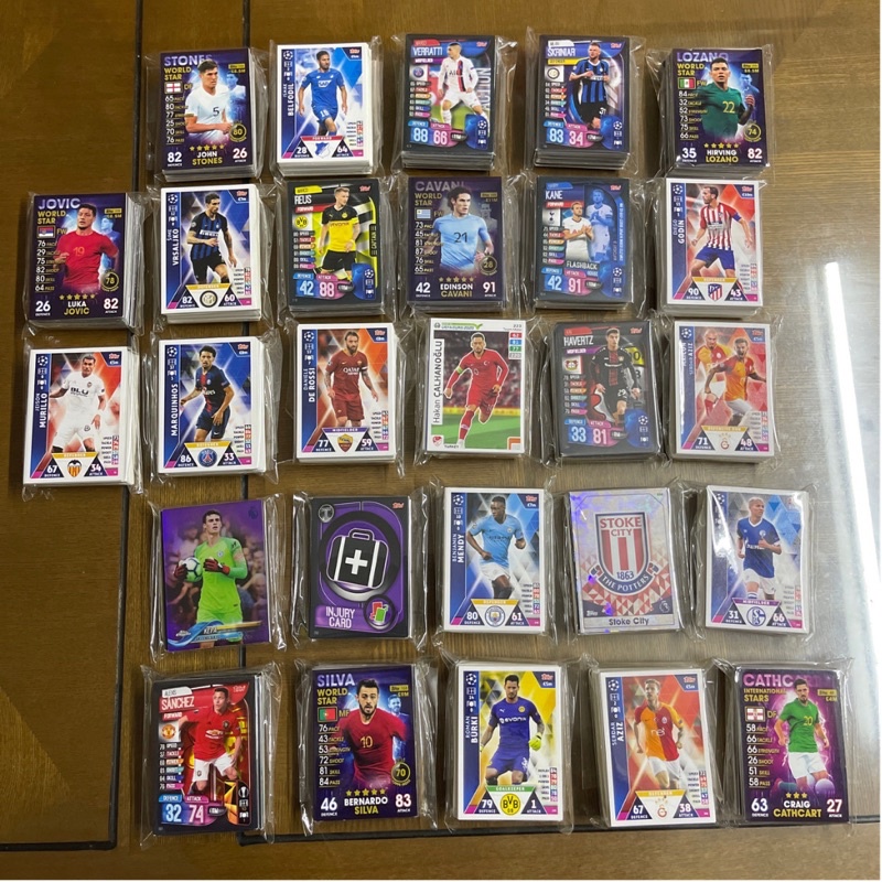 Thẻ cầu thủ bóng đá Match Attax;Panini