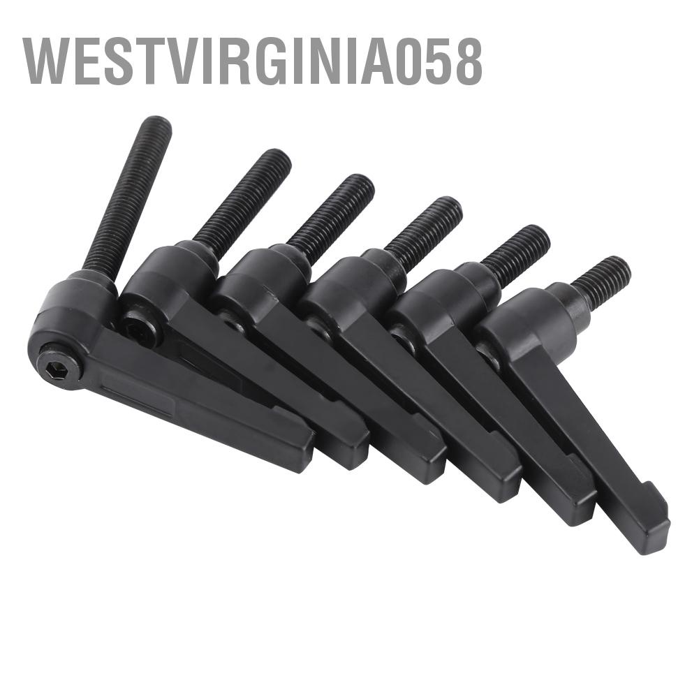 Westvirginia058 M8 16-60mm Clamping Lever Machinery Adjustable Handle Locking External Male Thread Knob