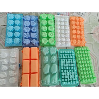 khuôn nhựa đổ rau câu, làm đá