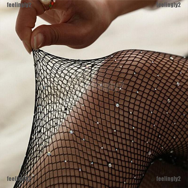 ❤Mặt Trời❤ Vớ Lưới Đính Đá Lấp Lánh Thời Trang Cho Nữ
