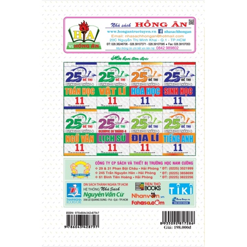 SÁCH - Tuyển tập 25 năm đề thi Olympic 30 tháng 4 Hóa Học 11