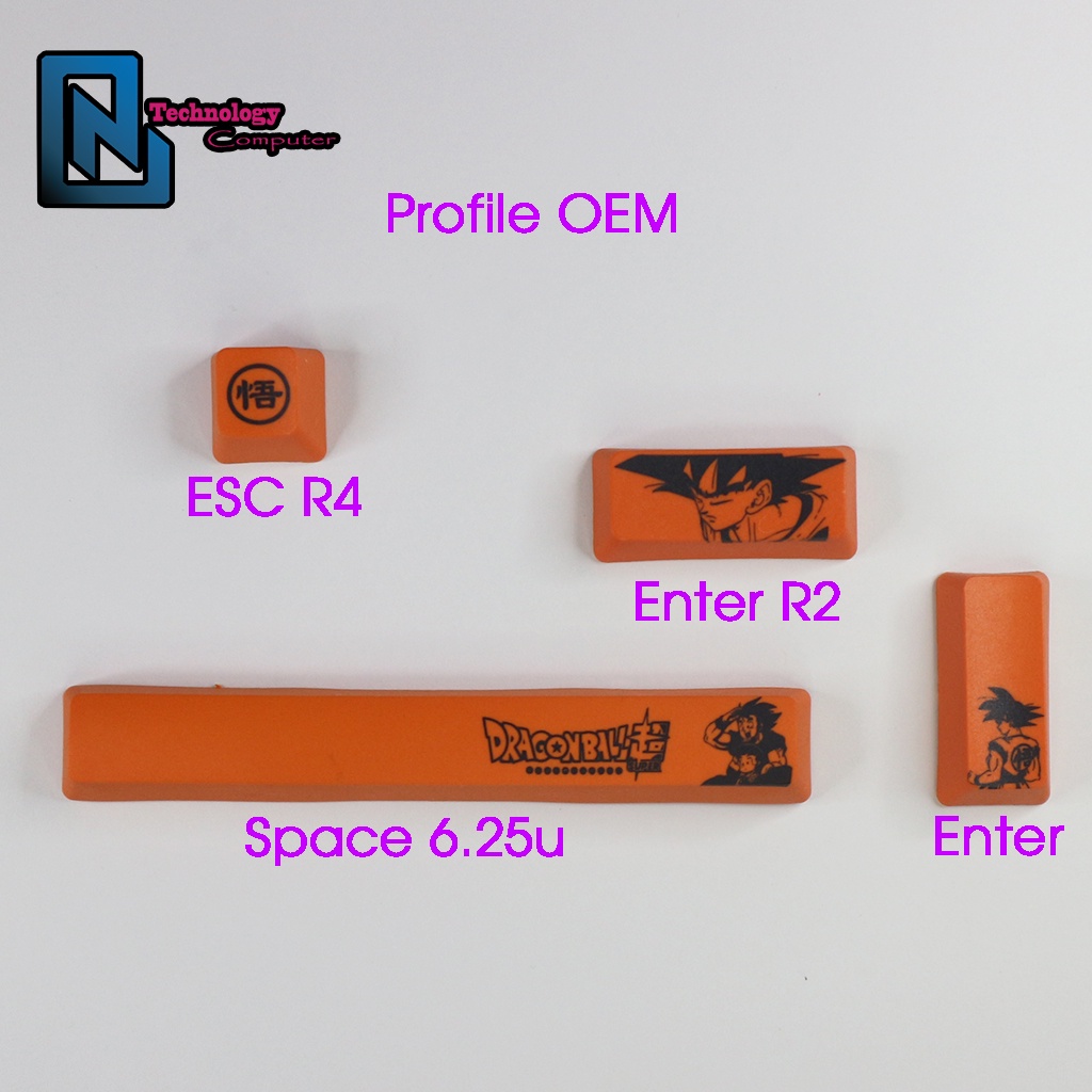Keycap Lẻ 4 Nút ESC ENTER SPACE Chuẩn OEM Dành Cho Bàn Phím Cơ