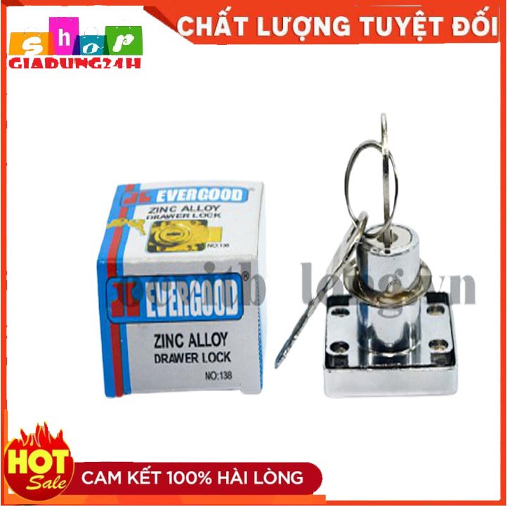 Khóa tủ, khóa cốp  EVERGOOD hàng chính hãng-Giadung24h