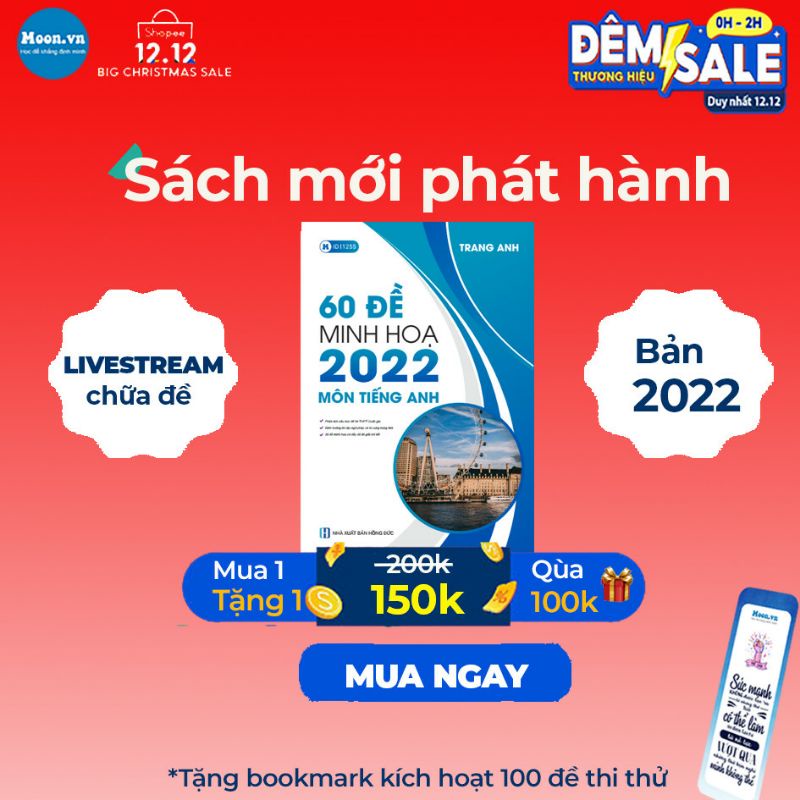 Bộ đề minh họa 2022 cô Trang Anh  -Sách ID luyện đề tiếng anh thi trắc nghiệm thpt quốc gia 2023