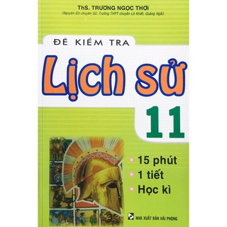 Sách - đề kiểm tra lịch sử 11