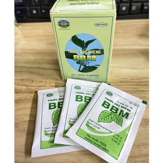 Túi bột súc miệng bbm hộp 12 gói
