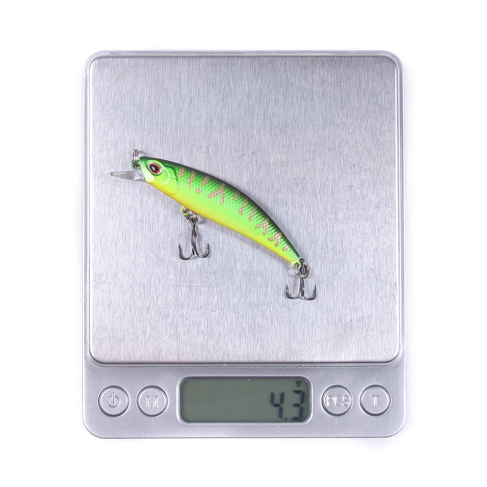 1 Mồi Câu Cá Giả Bằng Nhựa Cứng Mắt 3D 60mm / 4.5g