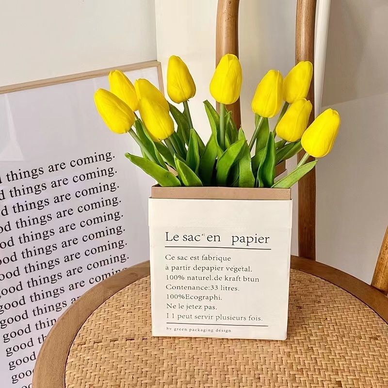 Hoa Tulip Giả Trang Trí Phòng Khách/Chụp Ảnh Tiện Dụng