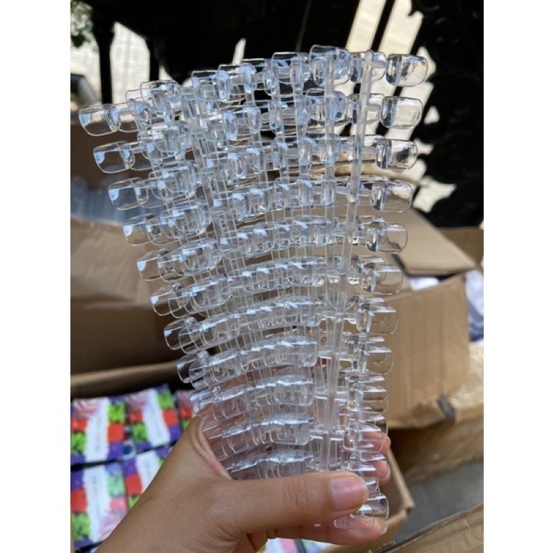 Bộ 240 móng vuông dùng tập vẽ học nail