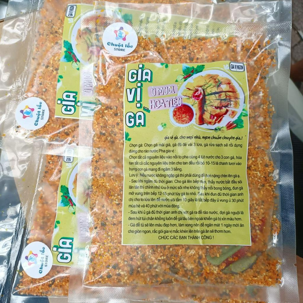 Gói Gia vị ủ muối 300gr dùng làm gà ủ muối, tai heo, chân giò ủ muối