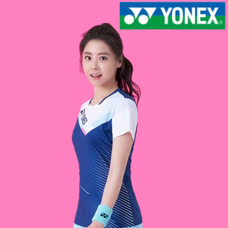 Áo Thun Thể Thao Yonex Thoáng Khí Mau Khô Cho Nam Nữ
