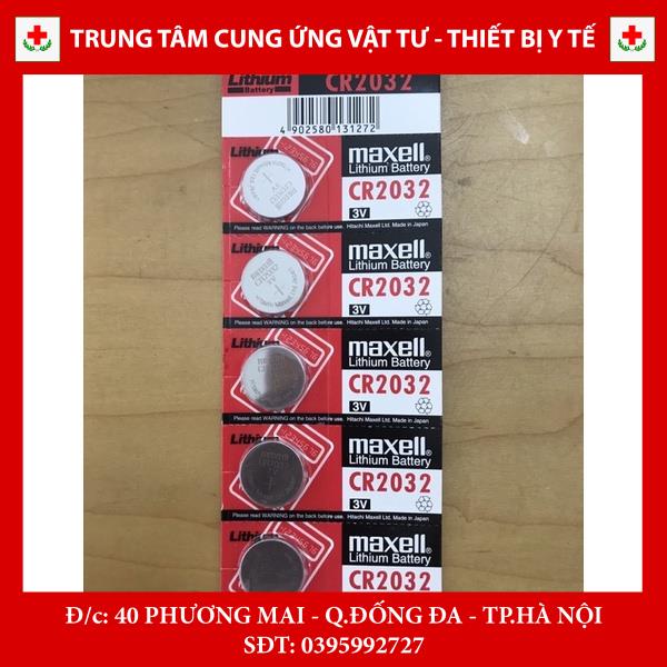 Pin CR2032 dùng cho máy đo đường huyết, cân điện tử