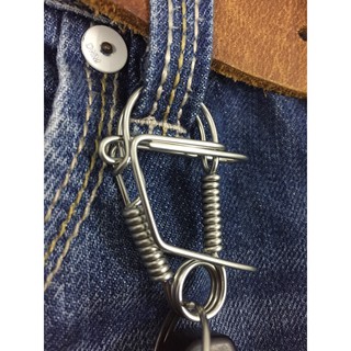 Móc Khóa Inox 304 Uốn Hình Chim Cánh Cụt