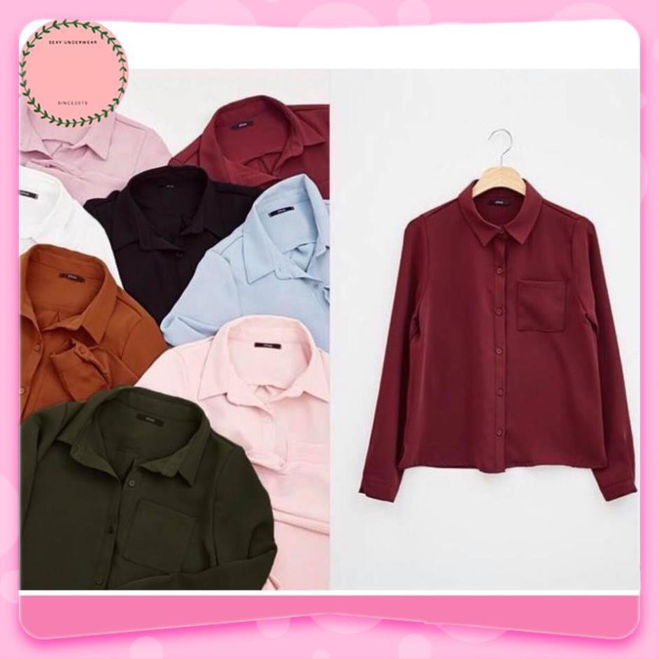 Đầm Nữ, Áo sơ mi nữ siêu xinh, áo sơ mi 1sở chất lụa đẹp nhiều màu V | BigBuy360 - bigbuy360.vn