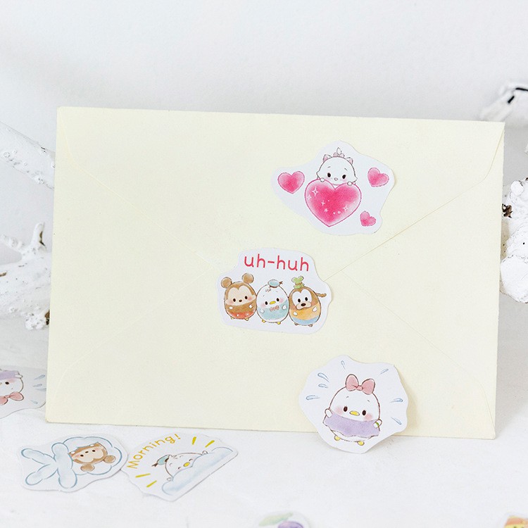 Bộ sticker/ Hình dán Kiểu Dáng Hình Gấu Pooh