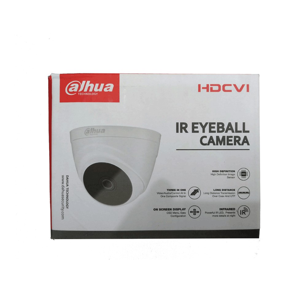 Camera Dome HDCVI hồng ngoại 2.0 Megapixel DAHUA HAC-T1A21P - Hàng chính hãng
