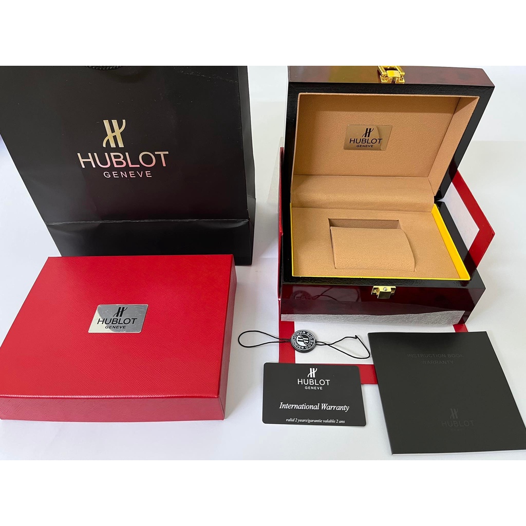 Hộp Đựng Đồng Hồ Rolex, Hublot Loại Cao Cấp Nhất, Đầy Đủ Túi Xách, Thẻ, Hộp sổ. ( ảnh shop chụp)