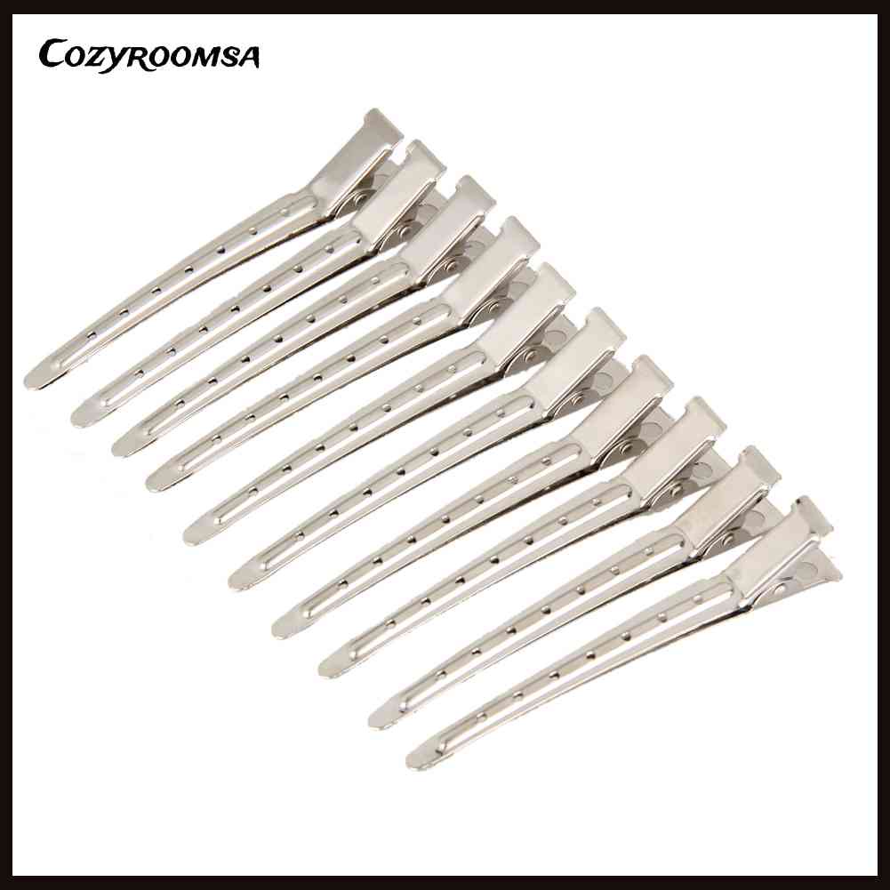 Set 10 Kẹp Tóc Bằng Thép Không Gỉ