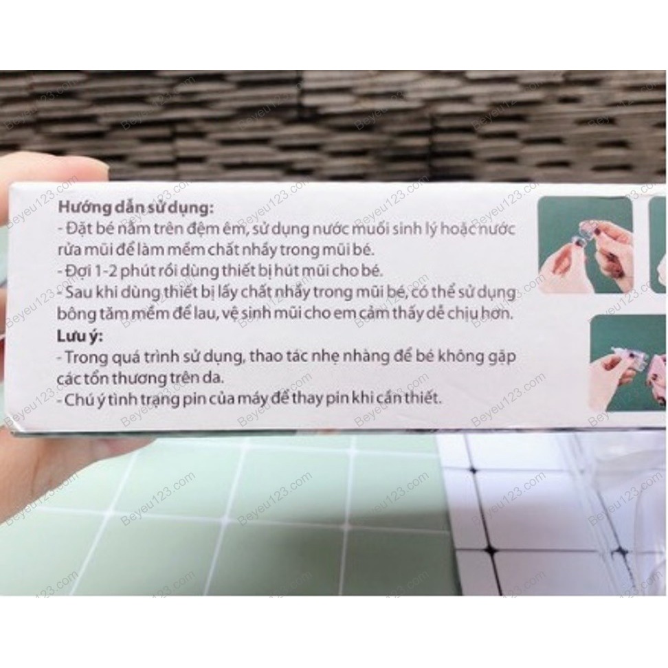 Máy Hút Mũi điện Kichilachi Có tích pin Sạc Điện 5.0 - Kichi